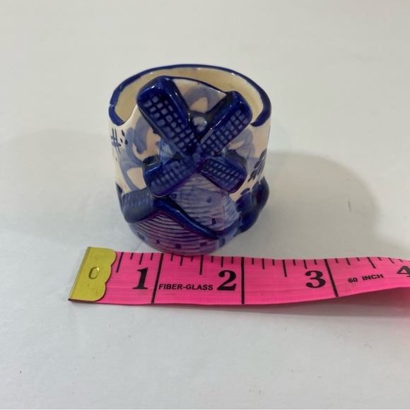 Lot of delft blue figures including rare bottle stopper. - Picture 14 of 15